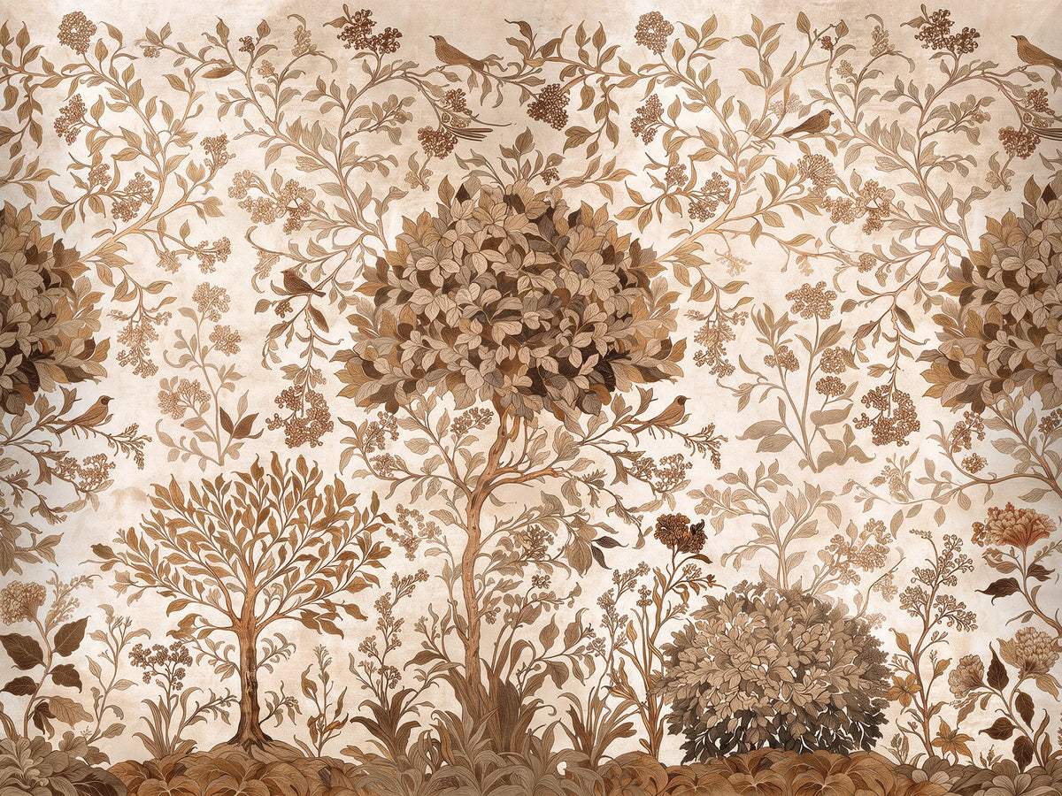 Papel Mural Arboleda Sepia Portis