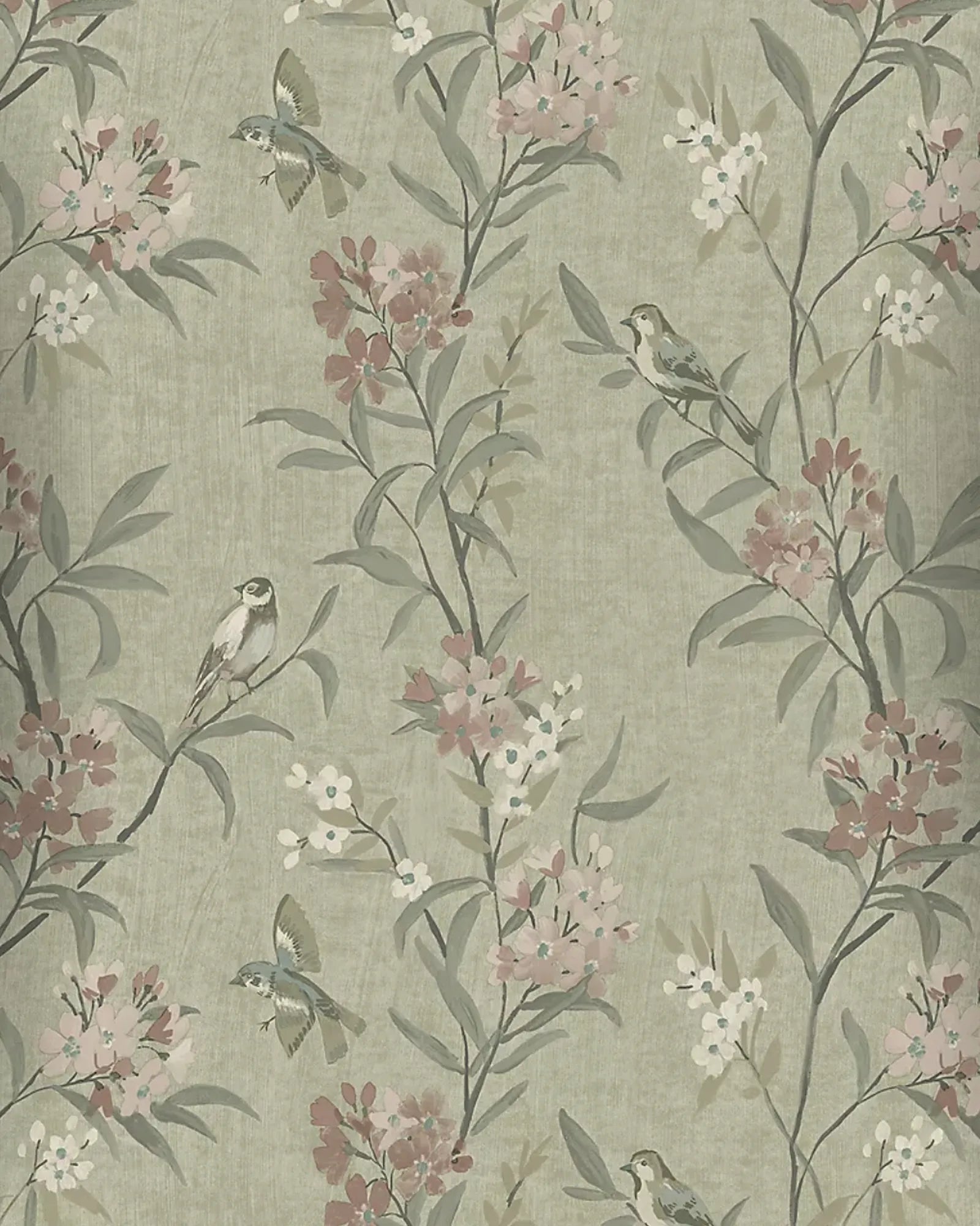 Papel Mural Colibrí Floral Portis