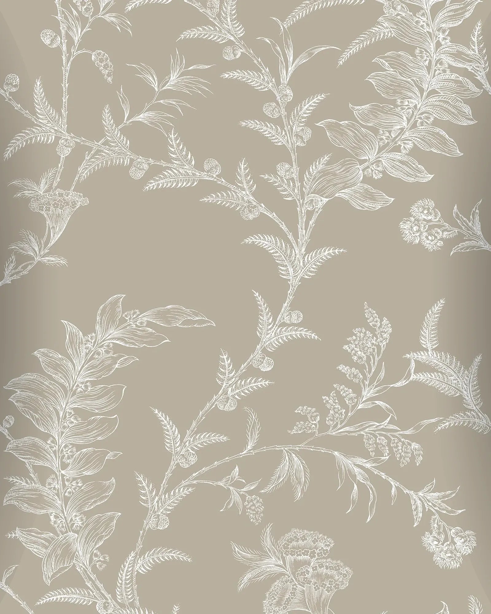 Papel Mural Damasco Botánico Portis