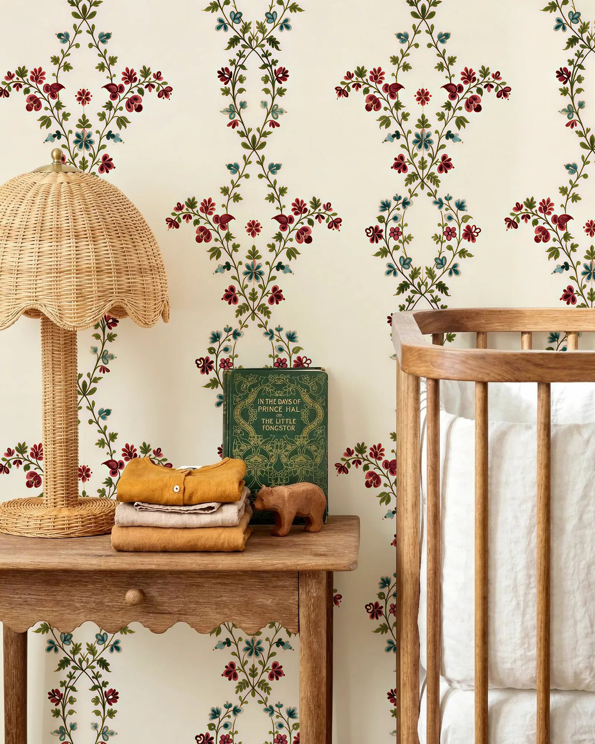 Papel Mural Enredadera Floral Vintage Portis