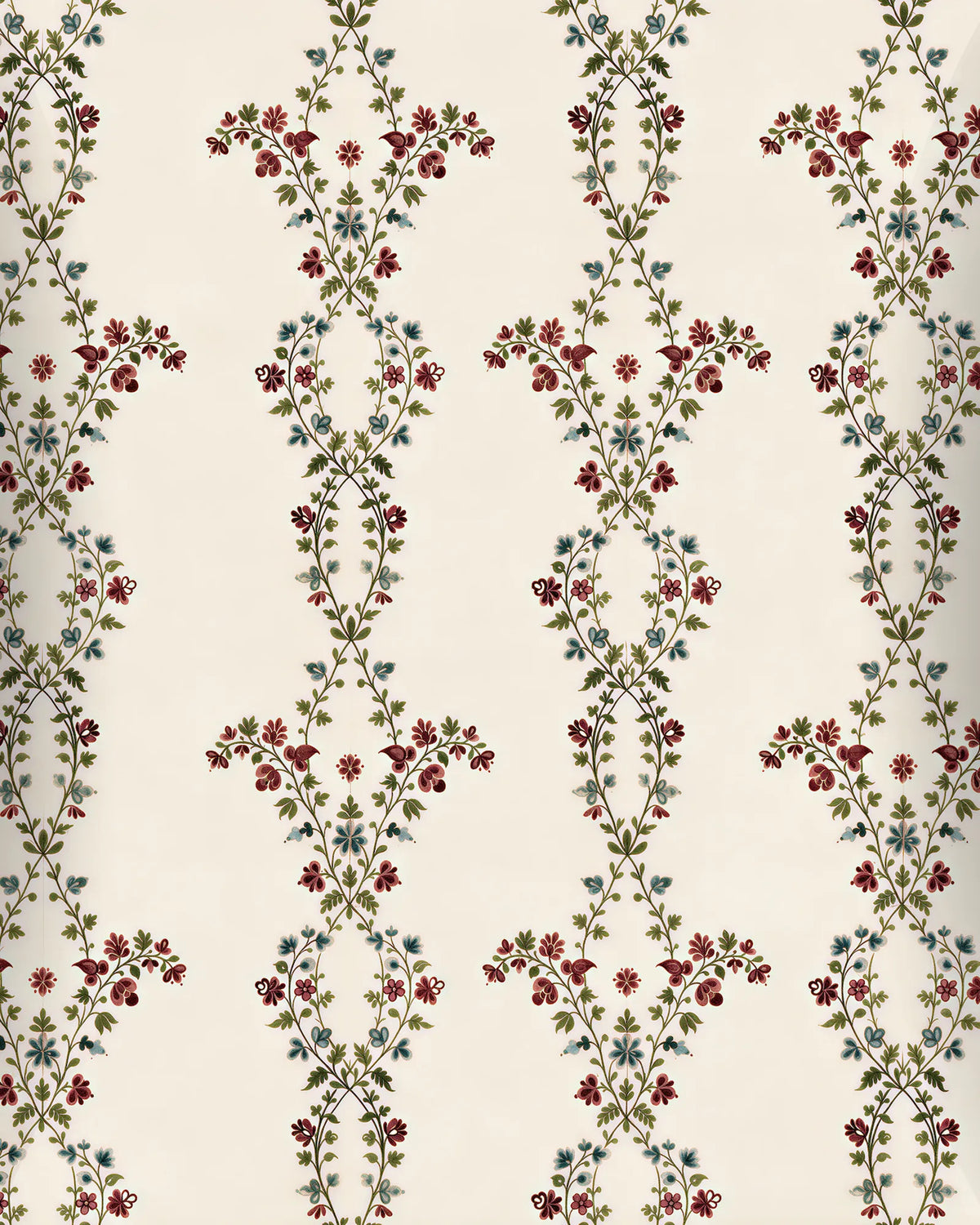 Papel Mural Enredadera Floral Vintage Portis