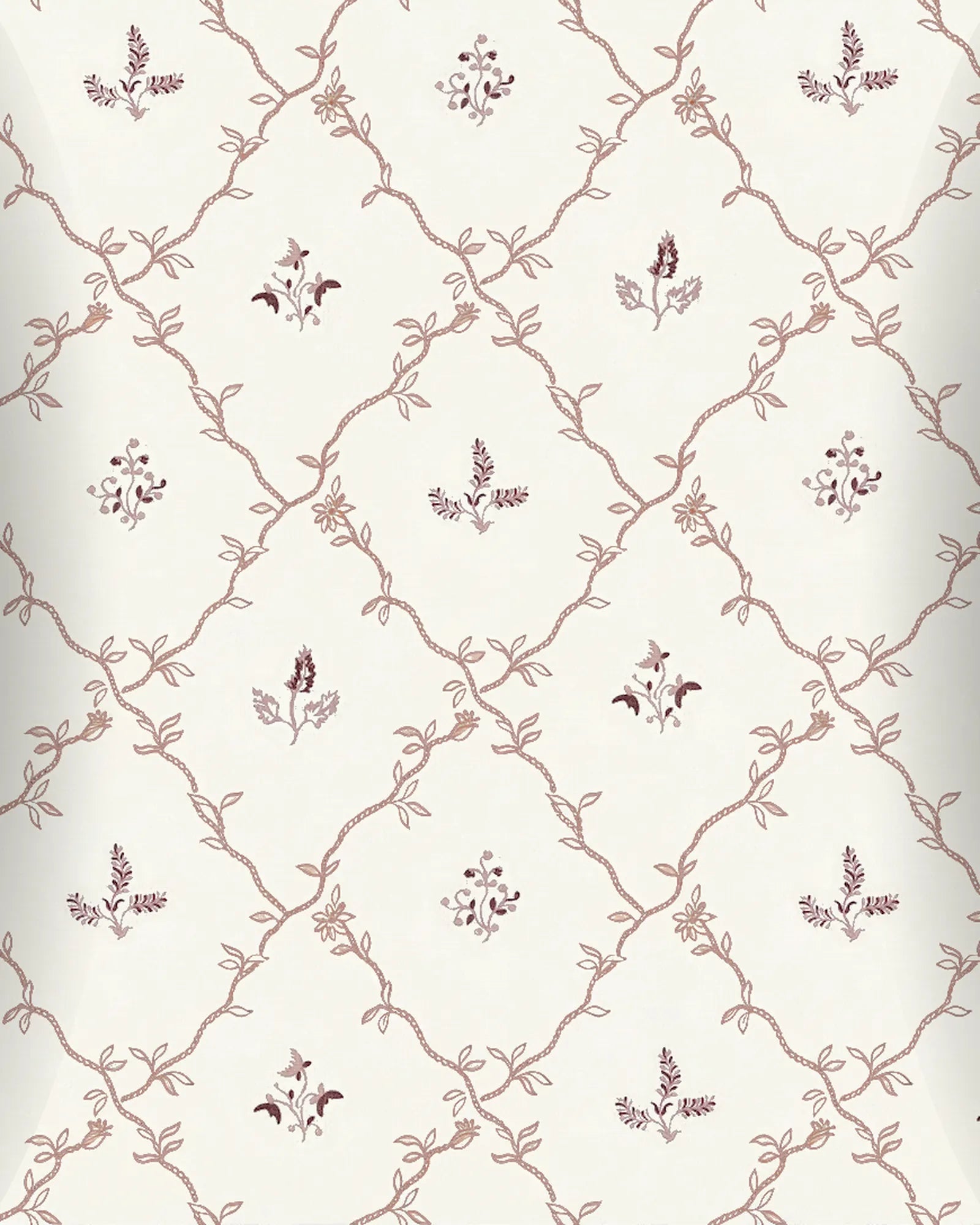 Papel Mural Enredadera Ondulada Rosa Portis