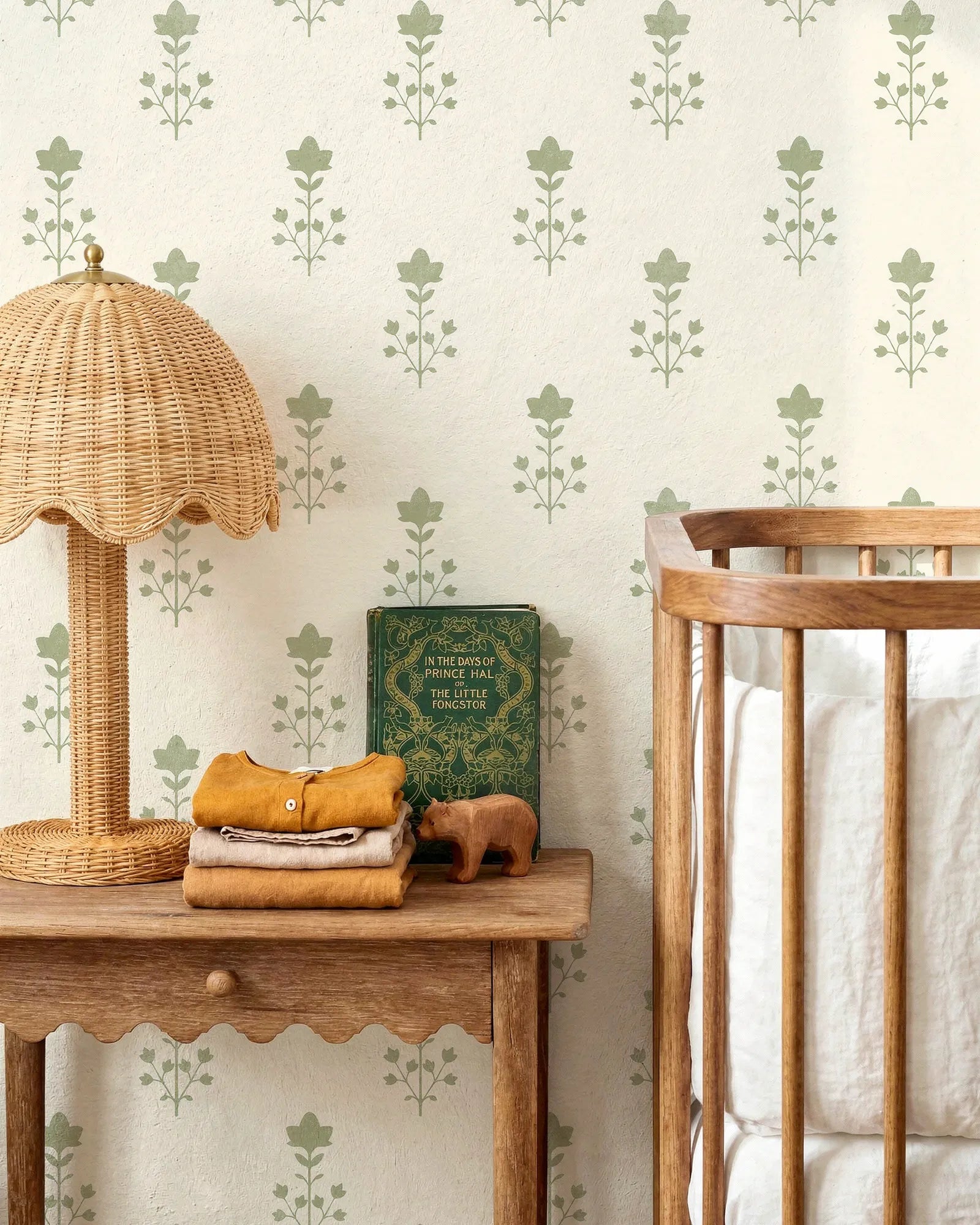 Papel Mural Floral Tridente Portis