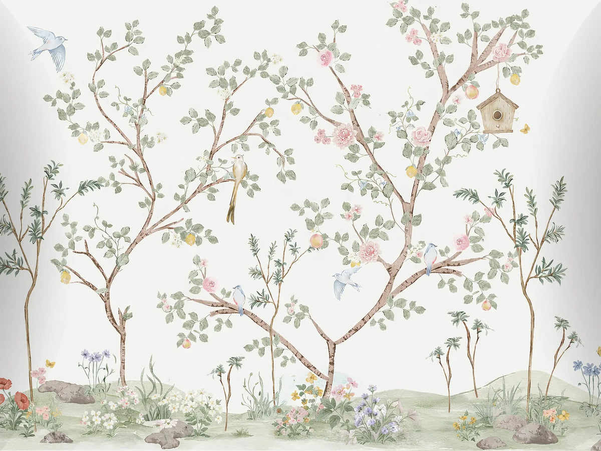 Papel Mural Jardín de Primavera Portis
