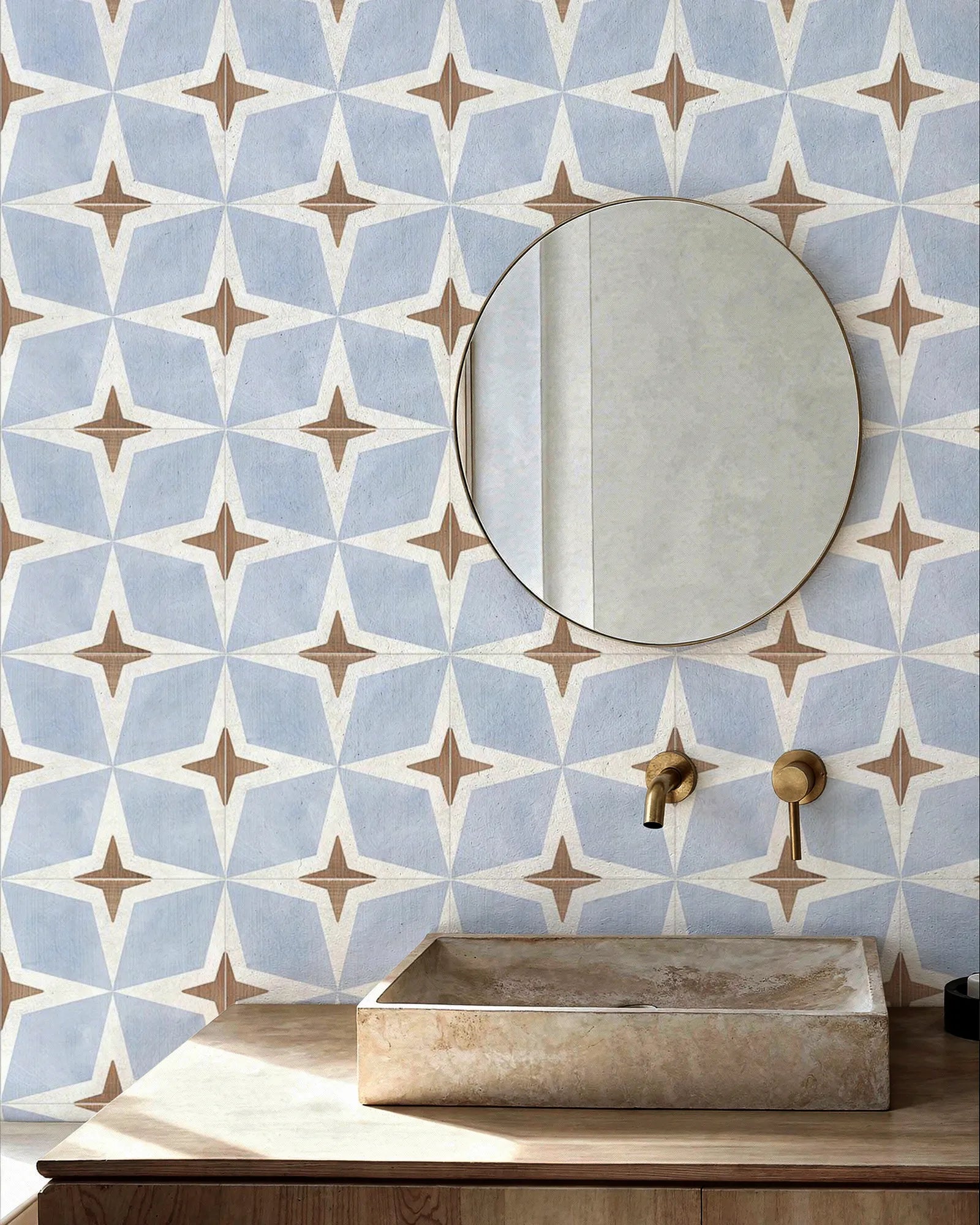 Papel Mural Mosaico Estrella Portis