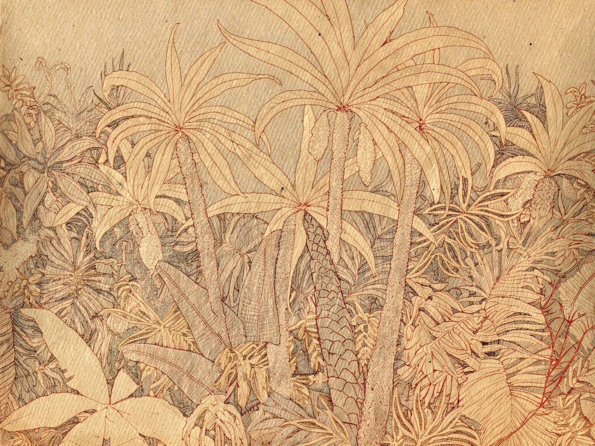 Papel Mural Oasis Botánico Crudo Portis