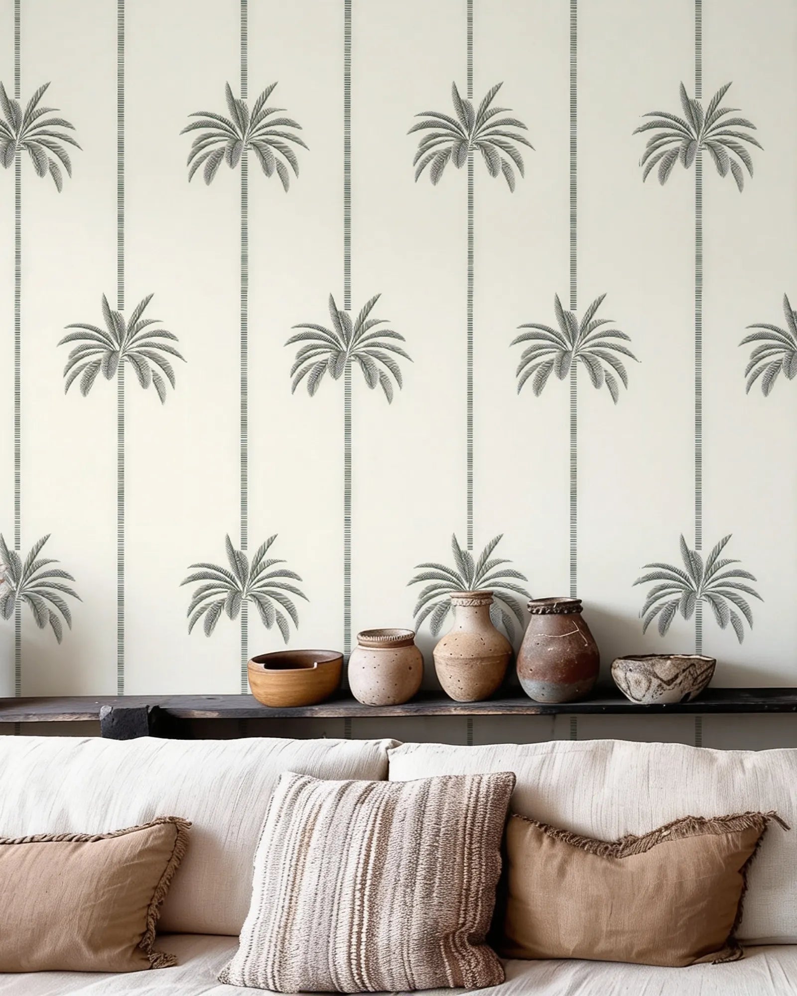 Papel Mural Palmera Lineal Portis