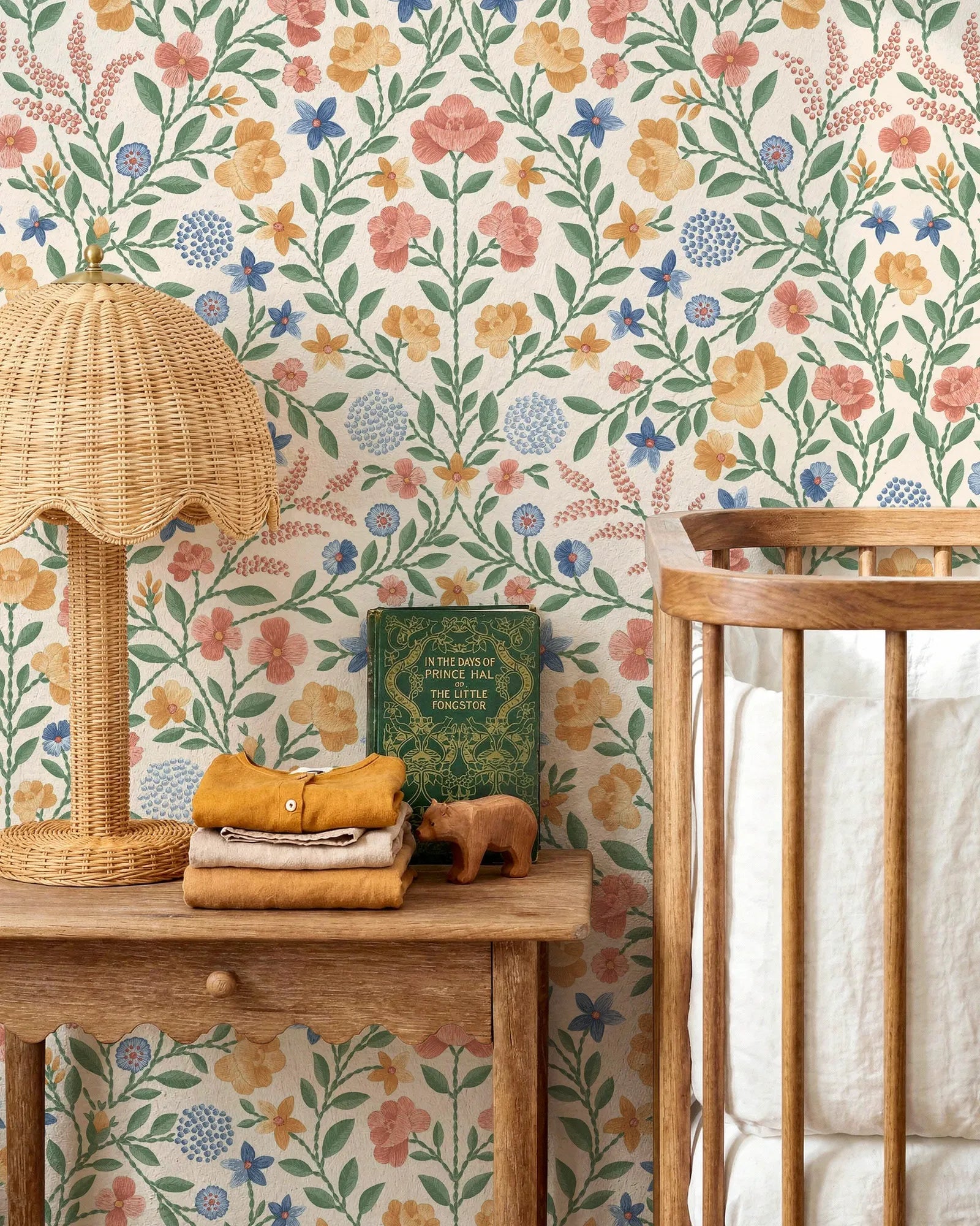 Papel Mural Pradera Multicolor Portis