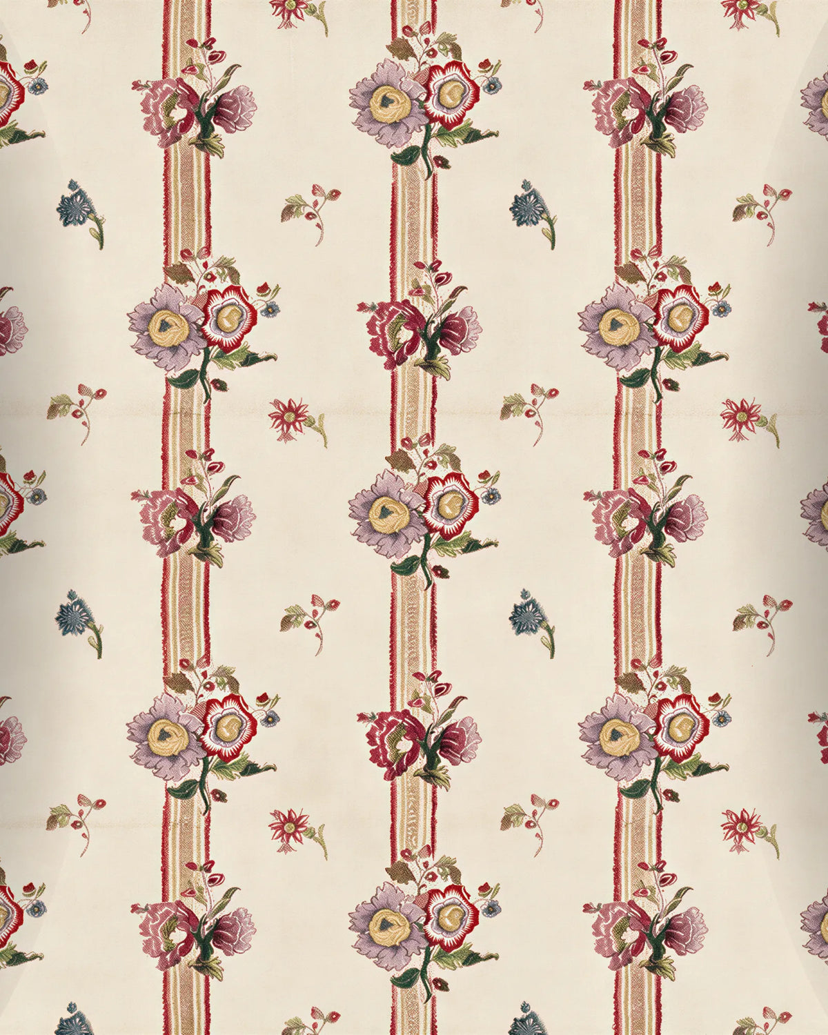 Papel Mural Ramo Floral Vintage Portis