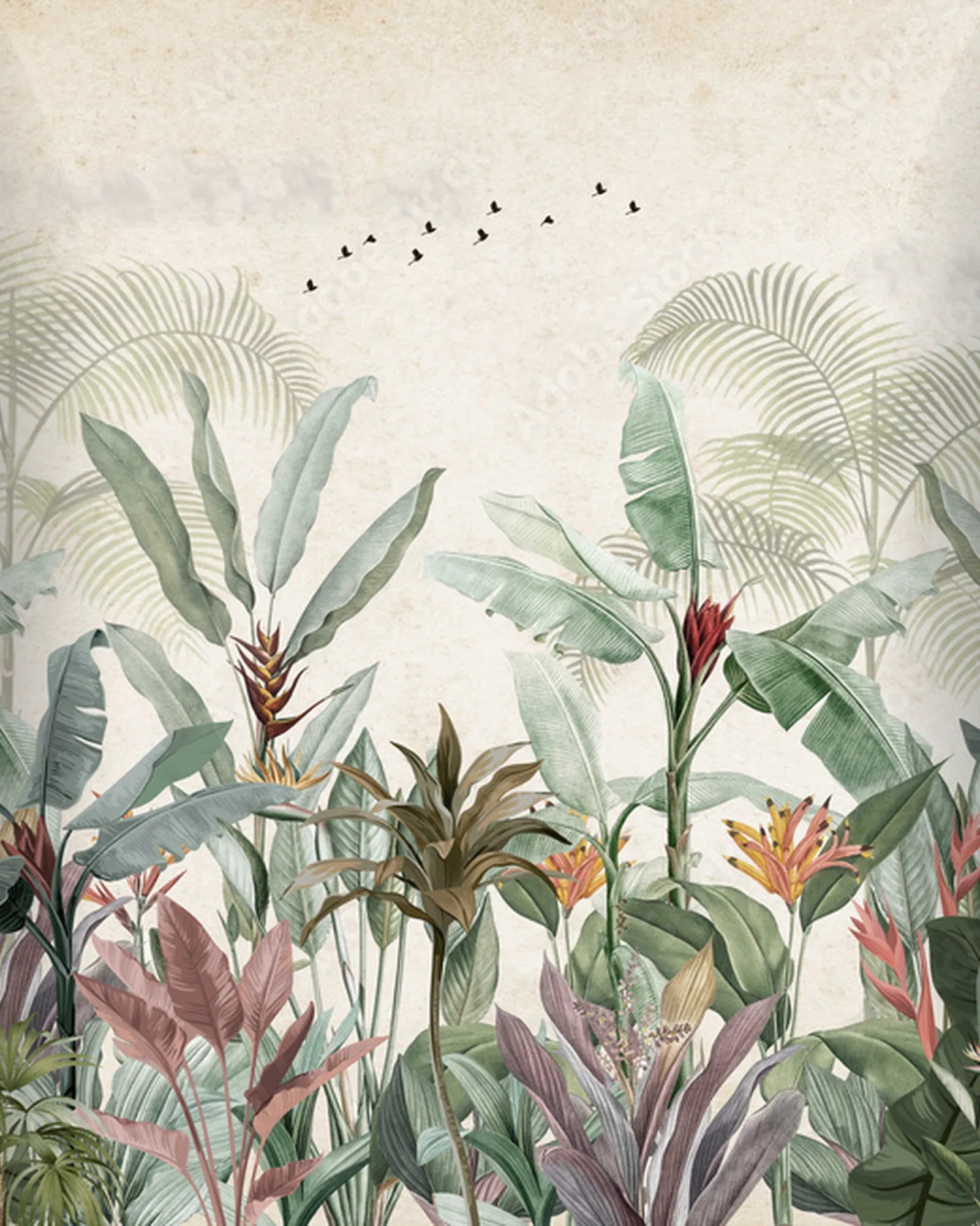 Papel Mural Selva Botanica Portis