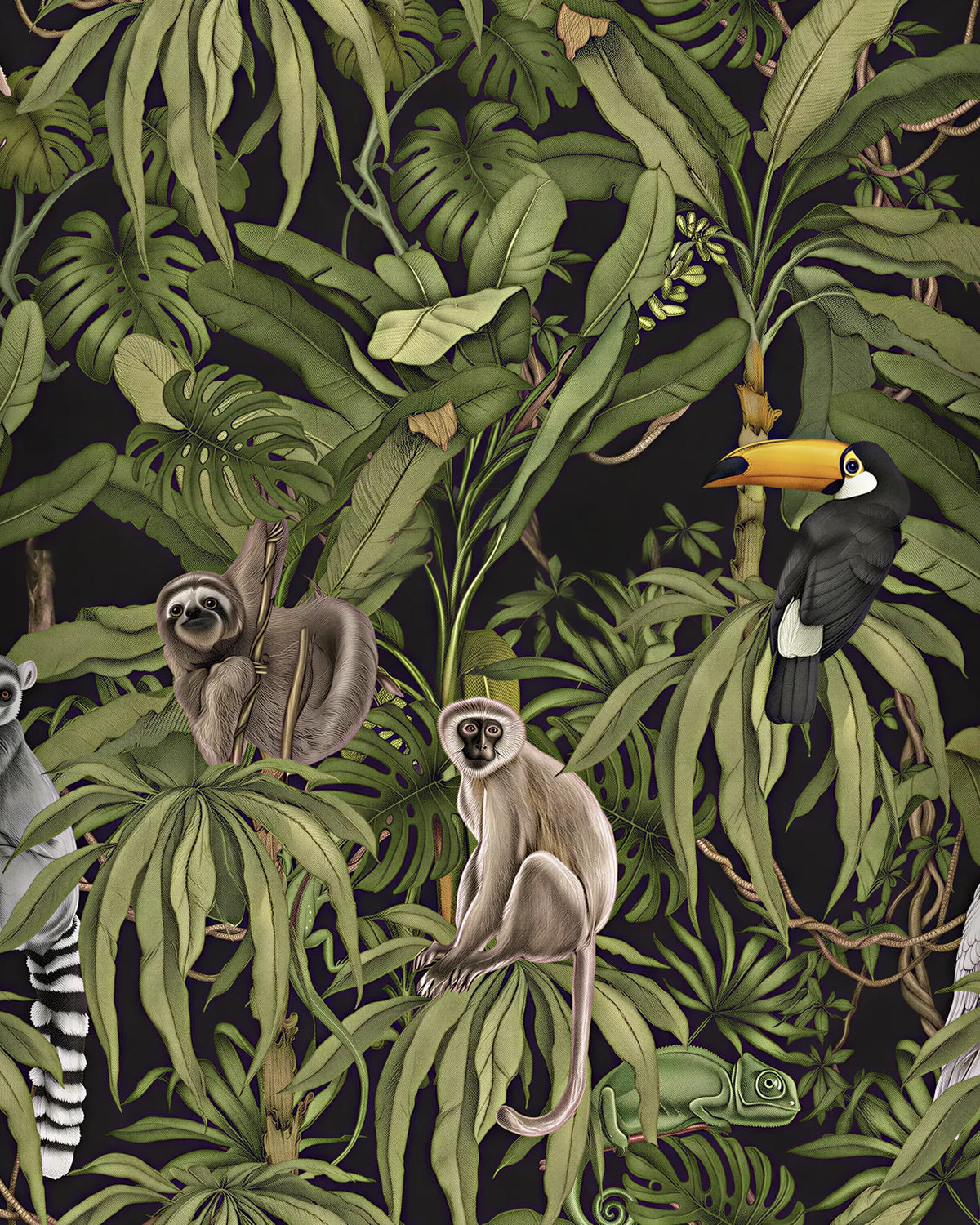 Papel Mural Selva Tropical Portis